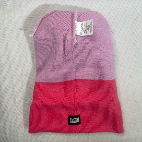 Night Scope Beanie Cap Womens OSFA Toboggan LED Light Mount Holder Hat Neon Pink - Picture 9 of 12